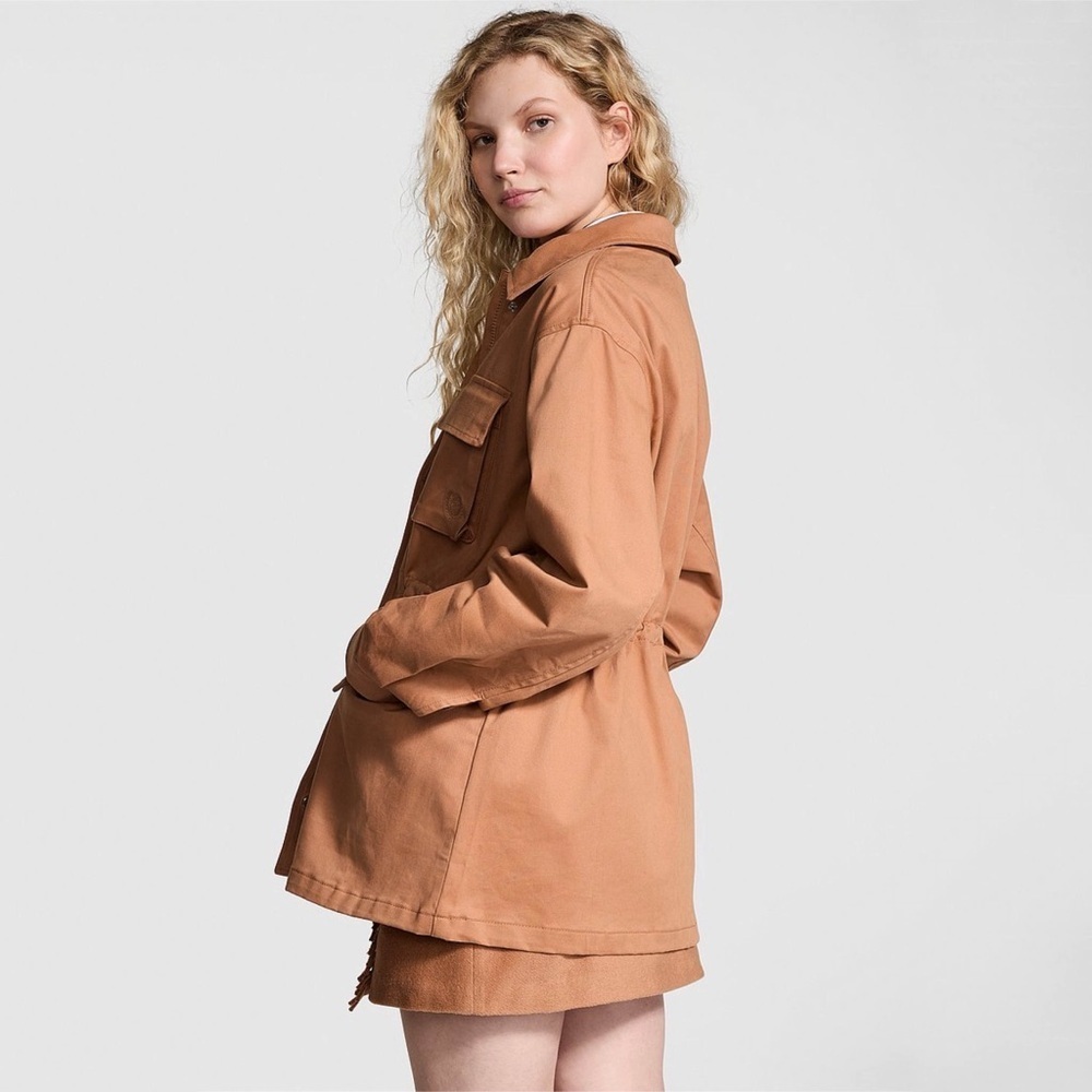 PINK • Victoria’s Secret Toffee Cargo Utility Jacket - Picture 3 of 5